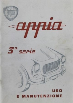 Lancia Appia Serie 3 1960 Betriebsanleitung (4698)